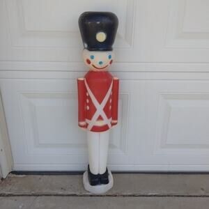 Vintage Empire Toy Soldier Nutcracker Christmas Blow Mold Carolina Enterprises